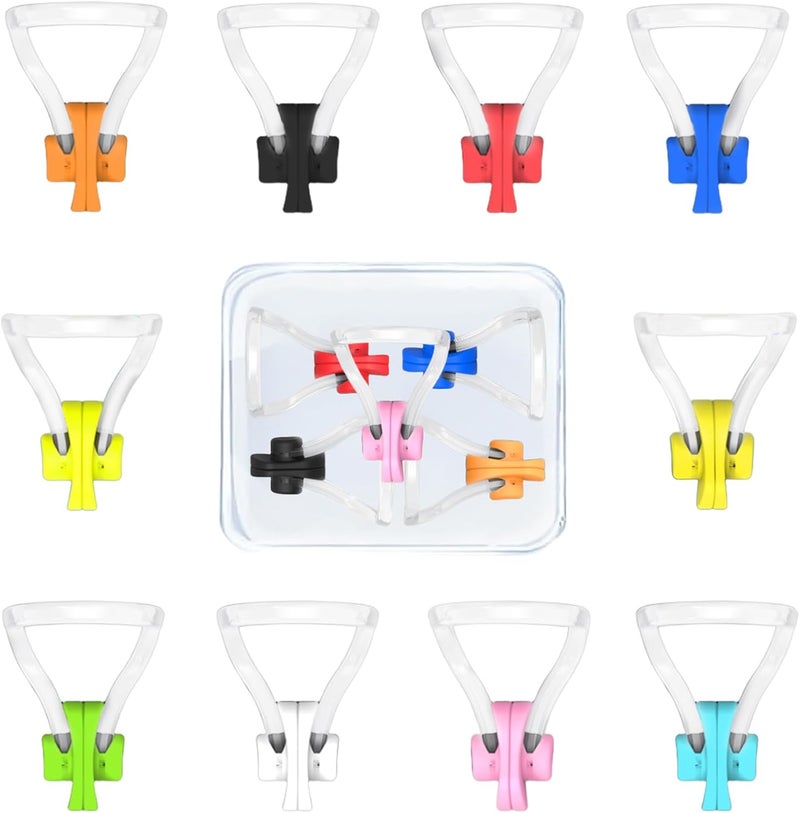 KYLELOVE Swimming Nose Clip,Silicone Waterproof Pool Nose Plugs for Swimming and Diving Multi Color Swim Nose Clip for Kids(Age 7+) Adults with Storage Box 10 Packs - Image 1